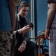 Peter Quint (Oliver Jackson-Cohen) finds one of Flora’s very special dolls.